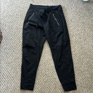 Athleta women’s Trekkie Black Track Pants Joggers